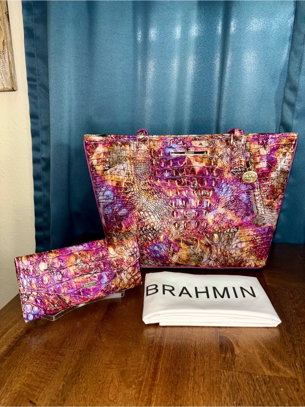 Brahmin GUC Md Asher & Veronica - Fantasy - Exclusive Design - HTF, RARE - Picture 1 of 16
